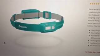 Rechargeable Headlamp from Biolite impressed me!