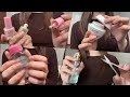 asmr compilation doing your makeup, haircut, your manicure, makeup triggers sounds,lid sounds & more