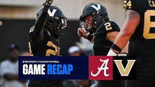 "Vanderbilt Shocks No. 1 Alabama! Goalpost Thrown into Cumberland River After Historic Win"