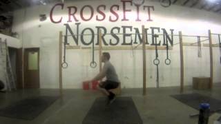 Tyler Knees to Squat at CrossFit Norsemen