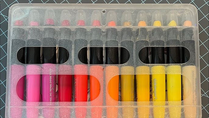 KingArt Mixed Media Gel Sticks & Tempera Paint Sticks: Review & Demo  (spoiler alert—I love them!) 