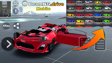 OMG😱 All Cars Unlocked | All Cars Gameplay!🤯| Extreme Car DriveX Crash Simulator | BeamNG Mobile