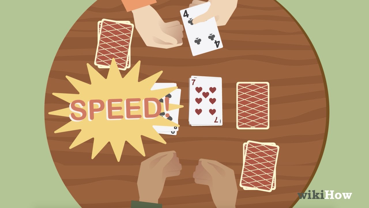 How To Play Speed The Card Game Youtube