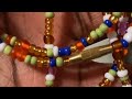 How to add barrel clasp to cotton waist beads