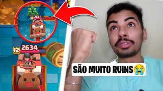 PRO PLAYER DE CLASH ROYALE REAGE AJOGADORES DA ARENA 17