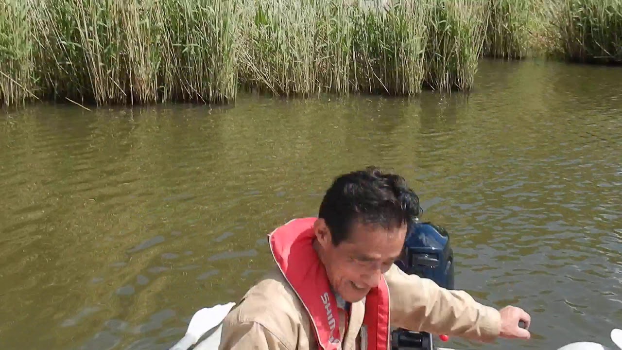 雅factory爆速2馬力船外機、最高速21ｋ/ｈ。