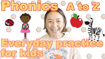 【 毎日5分のフォニックストレーニング 】アルファベットA to Z for kids & partents