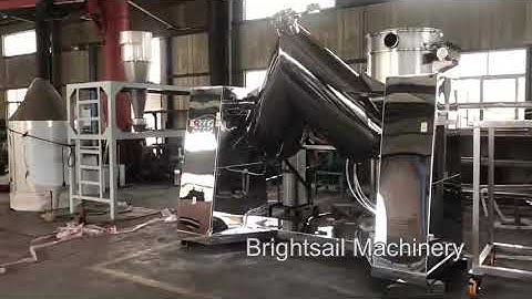 BSV 1000  v shape mixer(mirror polished)