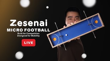 Zesenai Micro Football ⚡ Fast Tabletop Soccer & Hockey Battle! Who Wins? #zesenai #boardgame #soccer