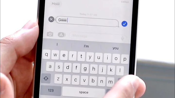 How To Edit Sent iMessages On iPhones!