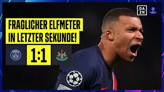 Thumbnail for Mbappe gleicht Donnarumas Patzer aus: PSG - Newcastle United | UEFA Champions League | DAZN