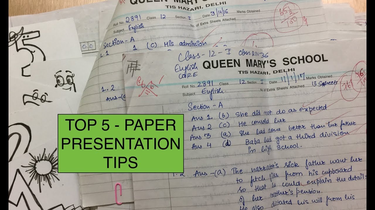 paper presentation tips