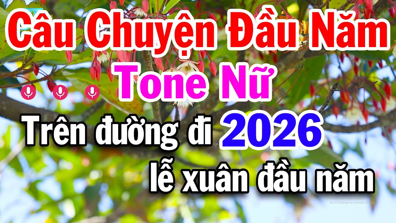 Karaoke Câu Chuyện Đầu Năm Tone Nữ Beat Hay Nhạc Dễ Hát 2026 Tuấn Cò