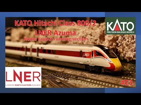 E3 Kato 10-1674 Class 800/2 LNER Azuma 10両編成 自宅