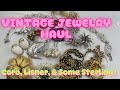 Vintage jewelry store haul coro lisner sterling silver and more from the antique mall
