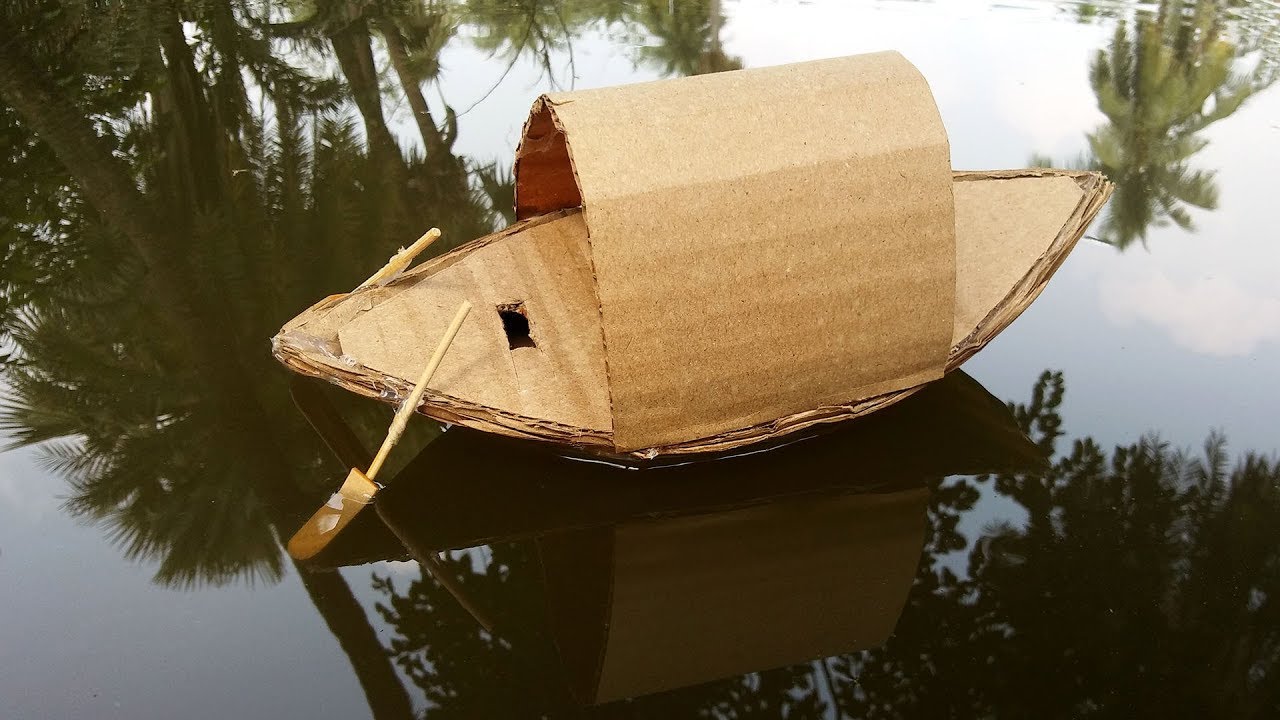 3 beautiful diy cardboard boat toys crafts for kids #7