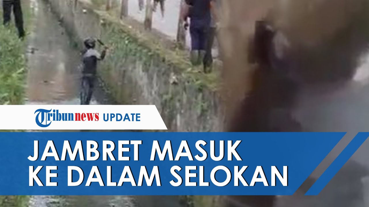 Gagal Rampas Tas Wanita yang Berisi Rp50 Juta, Jambret di Tangerang Masuk Selokan dan Diamuk Warga