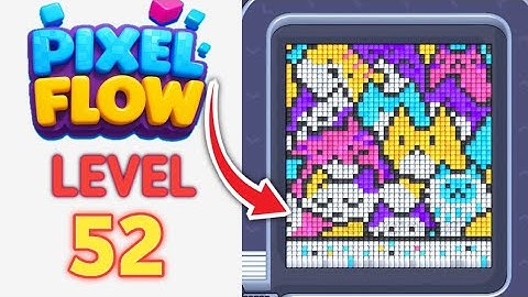 Pixel Flow Level 52 Walkthrough