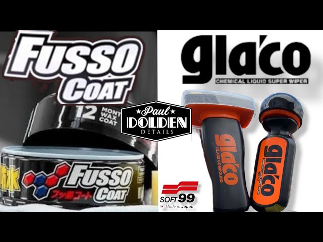 SOFT 99 FUSSO COAT APPLICATION  GLACO GLASS COMPOUND AND PROTECTION 