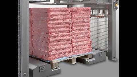 Depalletizer for frozen meat blocks