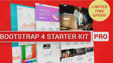 Bootstrap 4 Starter Kit Pro