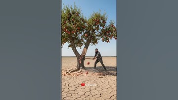 jiraf saved the apple tree from drying up by watering it #ai #save #tree #jiraf