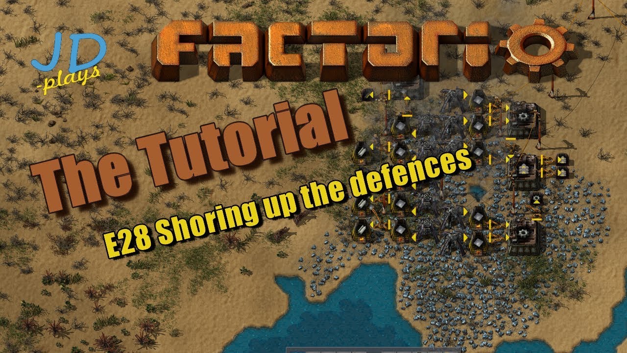 Factorio 0.16 The Tutorial E28 Shoring up the defences