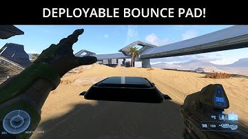 Deployable Bounce Pad in Halo Infinite Forge