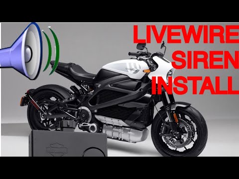 Harley Davidson Livewire Siren Module Install - Chirp and transport mode tutorial