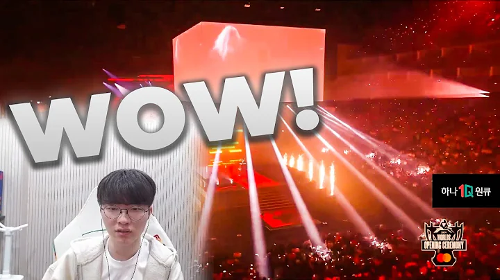 Faker REACTION TO Opening Ceremony Worlds 2024