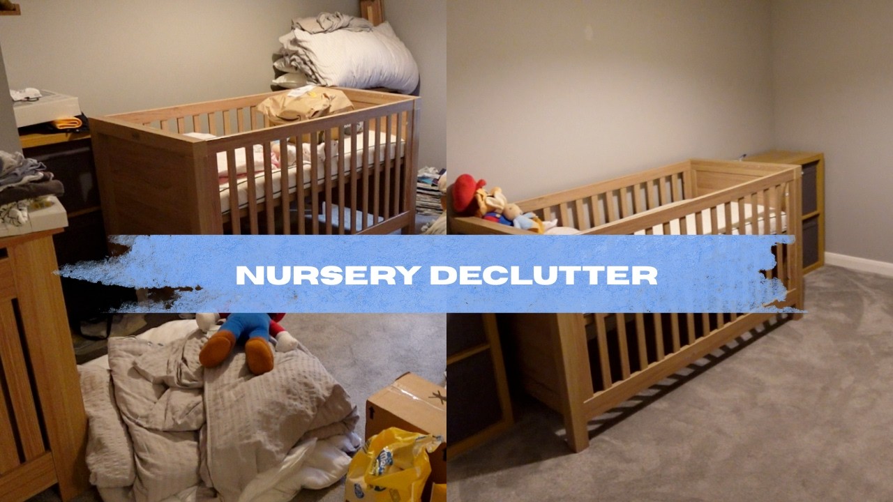 EXTREME CLEANING MOTIVATION | Nursery Declutter 2025 | Realistic Clean With Me