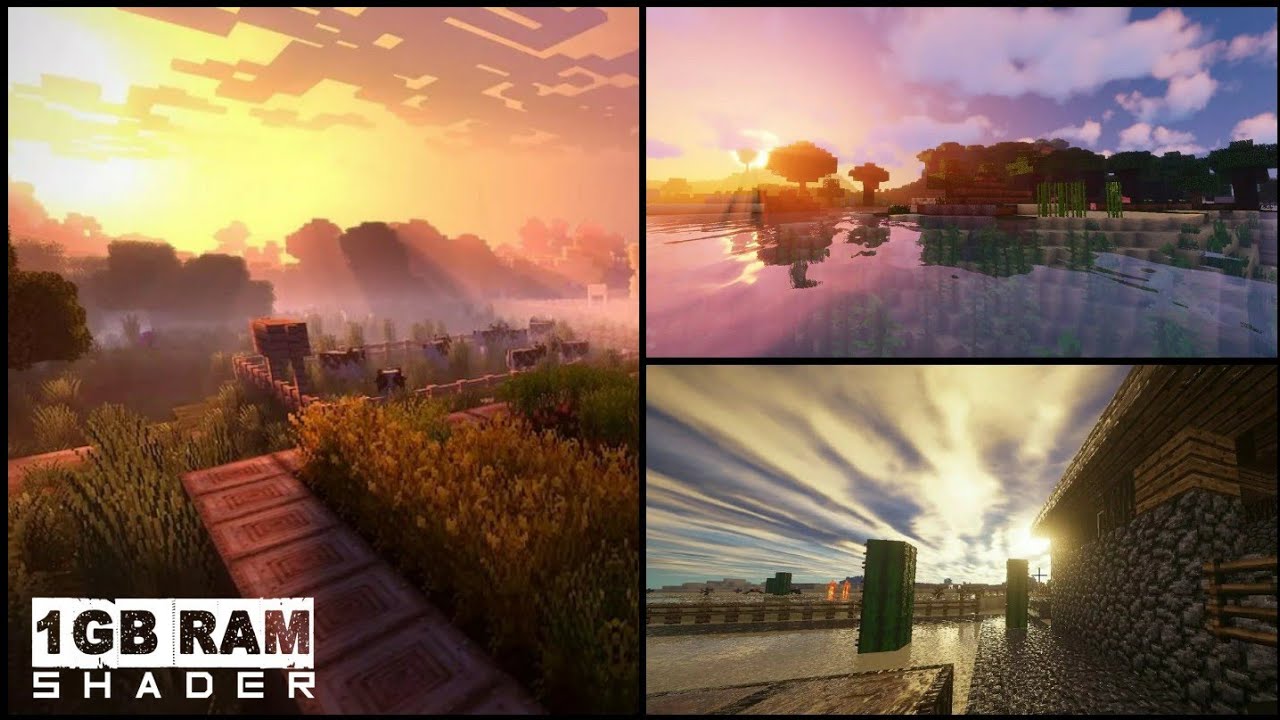 MCPE TOP3 | BEST REALISTIC SHADER FOR LOW DEVICES (1GB RAM) *NO LAG* | 1.12  OR 1.16
