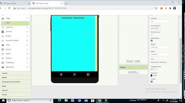 Aplikasi Kalkulator Sederhana pada App Inventor