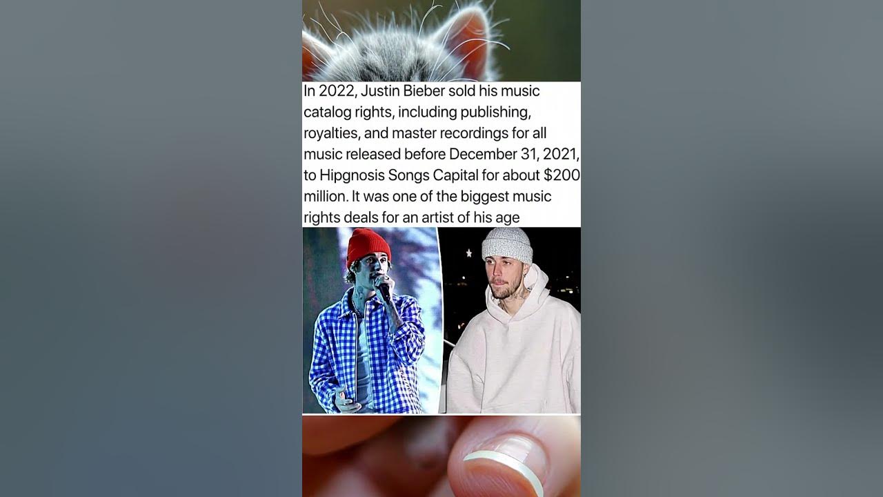 In 2022 Justin Bieber sold his music catalog rights including