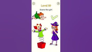 Dop 2 - Scare The Girl | Level 39 | #shorts #dop2 #dop2game #puzzlegame #dextergaming