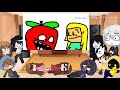 Creepypastas react to flamingo part 2. (Read description) 100 sub special