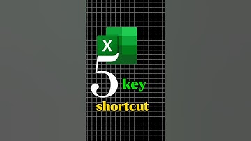 5 time-saving ⏰ shortcuts for Excel!  #shorts
