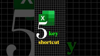 5 time-saving ⏰ shortcuts for Excel!  #shorts
