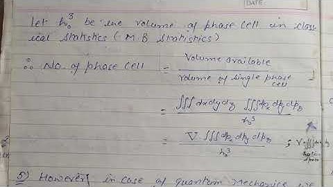 Statistical Mechanics 11
