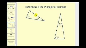 Similar Triangles Using Angle-Angle