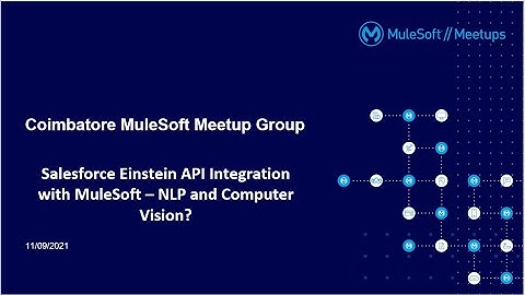 Salesforce Einstein API Integration with MuleSoft - NLP and Computer Vision