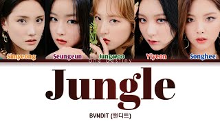 BVNDIT (밴디트) - 'JUNGLE' teaser (Color Coded Lyrics Eng/Rom/Han/가사)