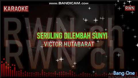 Seruling Dilembah Sunyi ~ karaoke. tanpa vocal.