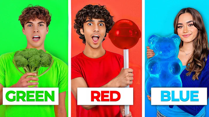 Eating Only ONE COLOR FOOD For 24 HOURS!