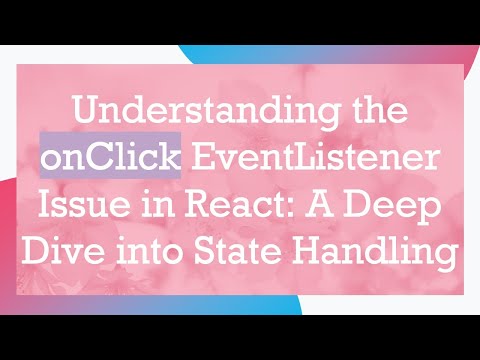 Understanding the onClick