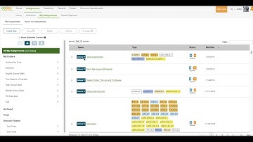 Edcite: Assigning from My Assignments Page
