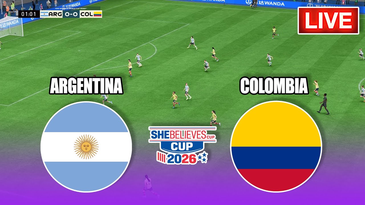 🔴Argentina Women's vs Colombia Women's | Women's Football Match #fifa23