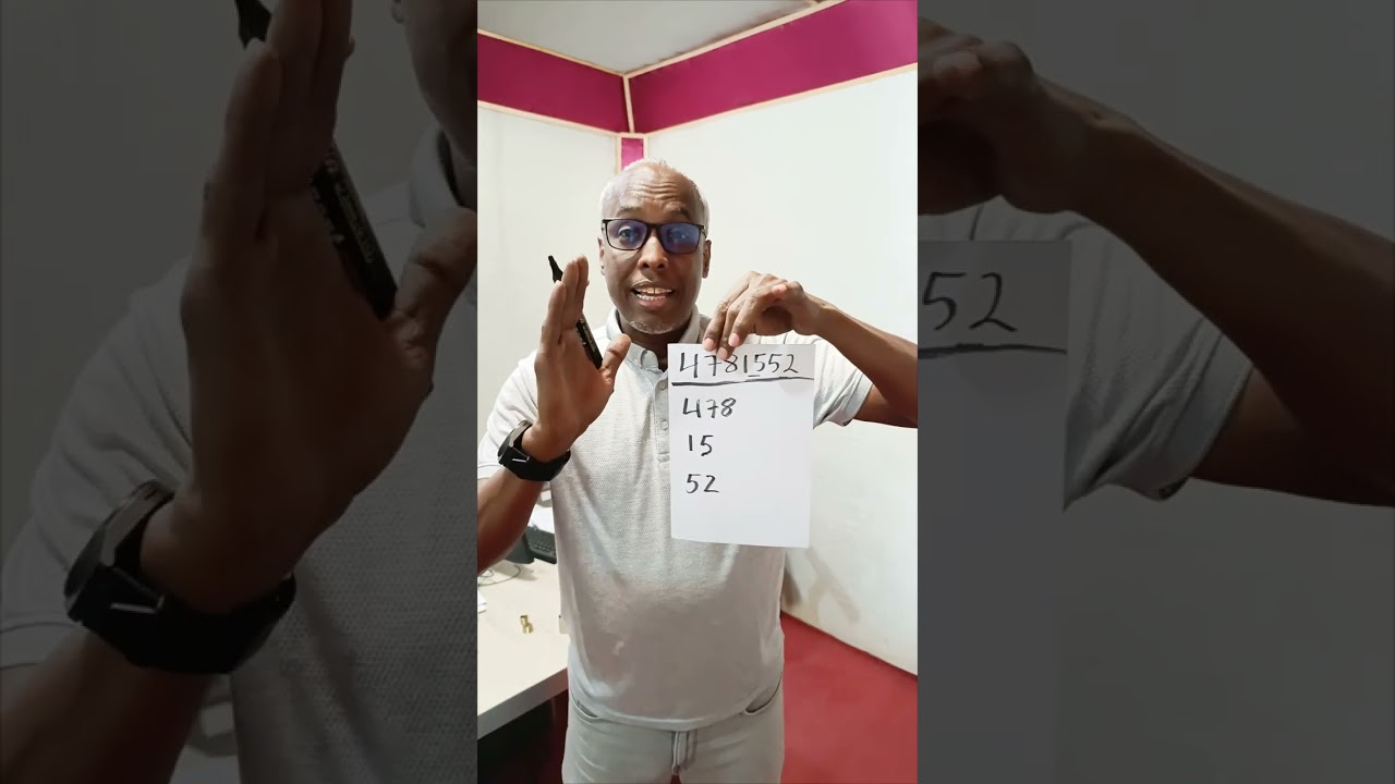 HAB LA ISKU HALEYN KARO LAMBARKA TALEEFANKADA  3 U QEYBI KADIB MAXAA KUU SOO BAXAY?... RAAC TILMA..