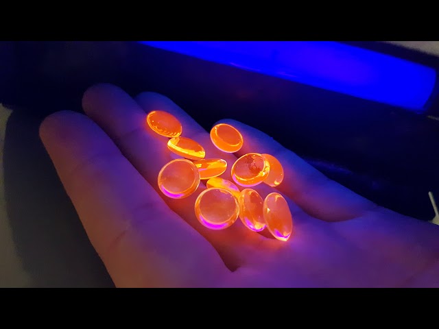 Misteriously red glowing Europium doped glass
