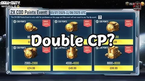 Double CP Event is Back in Codm: Things to Know Before Buying!
